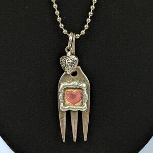 V. I Forking Love You Pendant Necklace